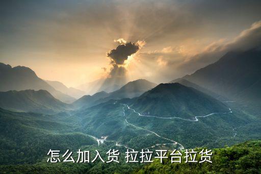 怎么用货拉拉拉货,如何在网上订制货物拉拉平台提供货运服务