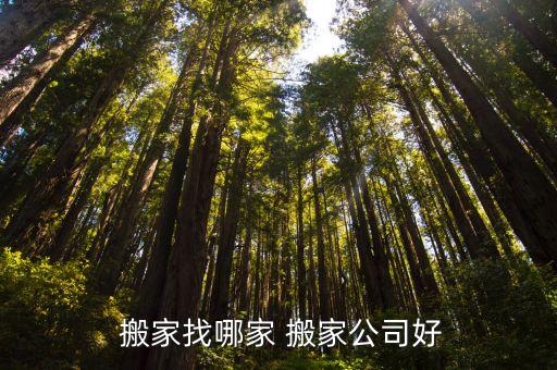  搬家找哪家 搬家公司好
