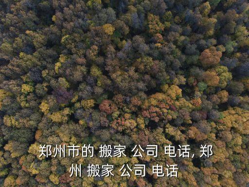 郑州搬家公司联系电话,工人不会乱涨价!郑州各地区都有分