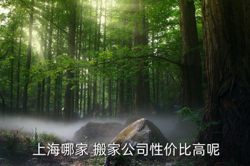 上海哪家 搬家公司性价比高呢
