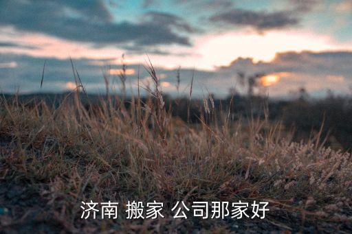 济南 搬家 公司那家好