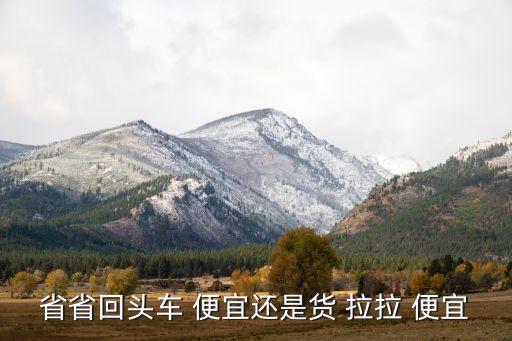 哪里叫货拉拉便宜,cargo拉拉:货拉拉比安能物流便宜