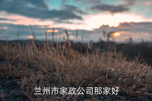  兰州市家政公司那家好