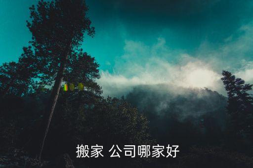 搬家 公司哪家好