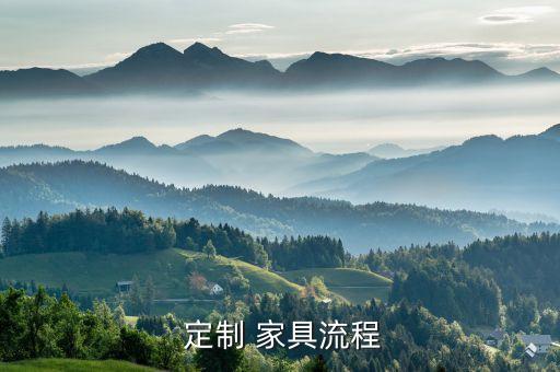  定制 家具流程