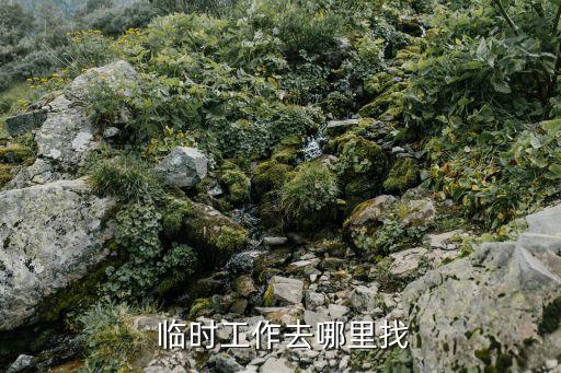  临时工作去哪里找