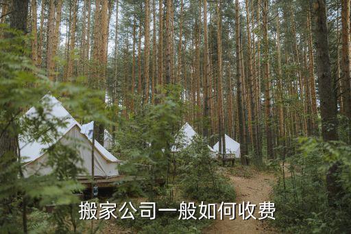  搬家公司一般如何收费