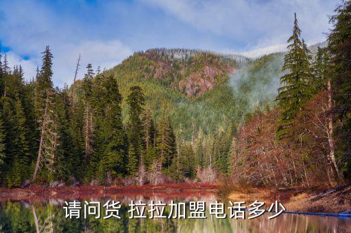请问货 拉拉加盟电话多少