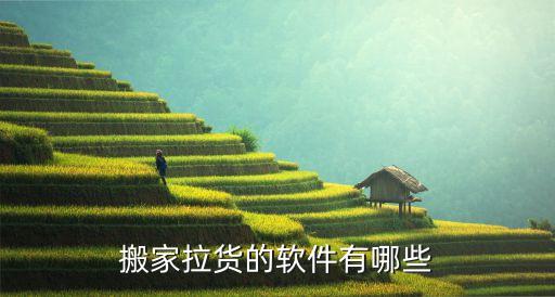 搬家拉货的软件有哪些