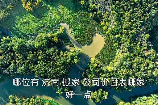 济南好的搬家公司,济南搬家公司排名前十名