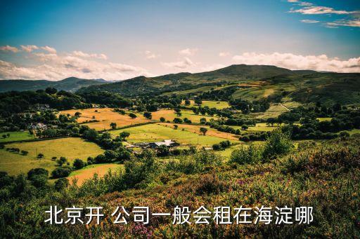 北京开 公司一般会租在海淀哪
