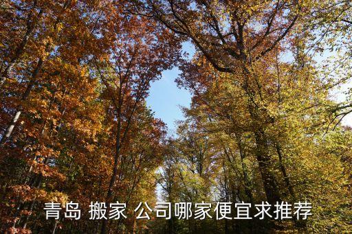 青岛搬家公司价格表,老兵搬家公司价格表
