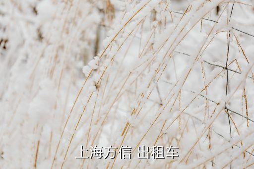 上海方信 出租车