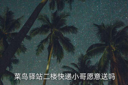  菜鸟驿站二楼快递小哥愿意送吗
