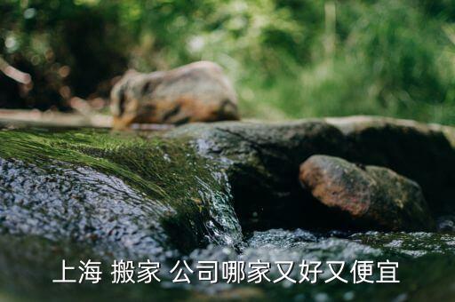 上海 搬家 公司哪家又好又便宜