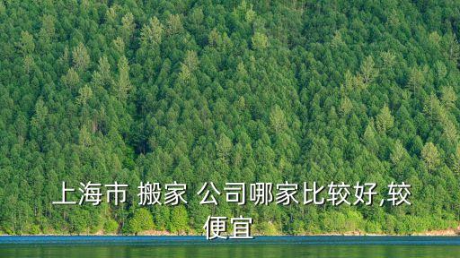 上海搬家公司搬家的价格,搬家找货拉拉还是搬家公司