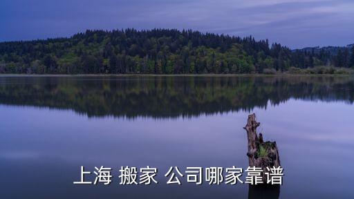  上海 搬家 公司哪家靠谱
