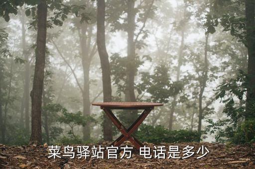  菜鸟驿站官方 电话是多少