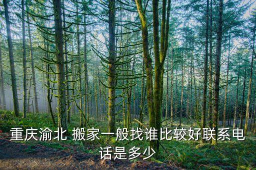 重庆渝北 搬家一般找谁比较好联系电话是多少
