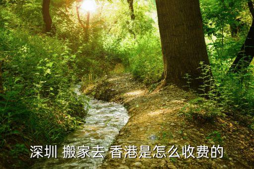 离开香港搬家公司多少钱
