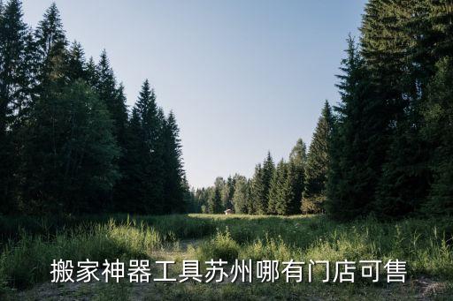  搬家神器工具苏州哪有门店可售