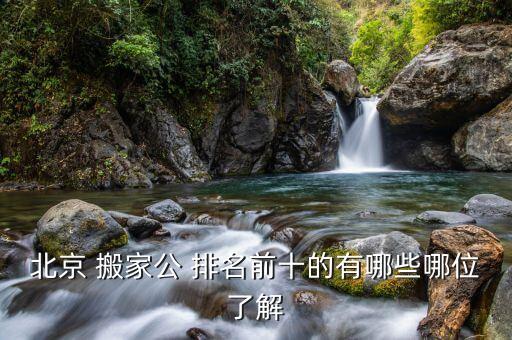 北京 搬家公 排名前十的有哪些哪位了解