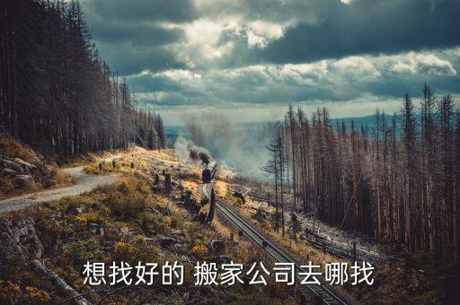 想找好的 搬家公司去哪找