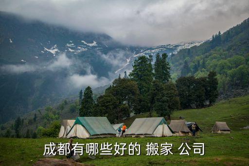 成都有哪些好的 搬家 公司