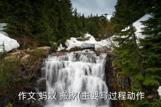  作文 蚂蚁 搬家(主要写过程动作
