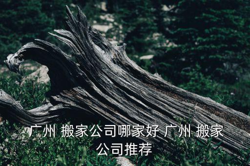  广州 搬家公司哪家好 广州 搬家公司推荐