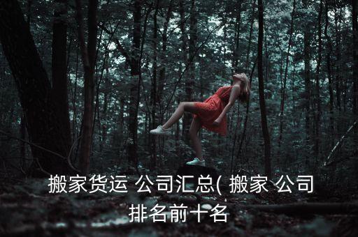 普陀搬家物流哪家公司靠谱