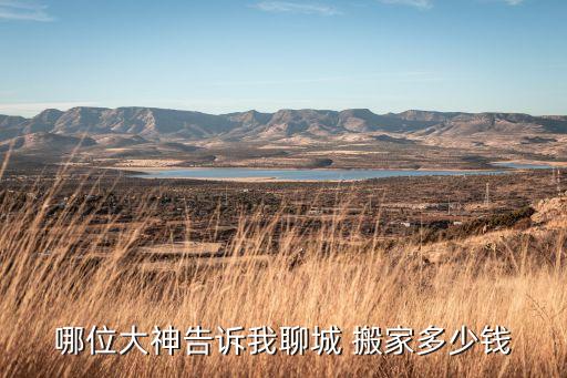 聊城市搬家公司推荐的地方