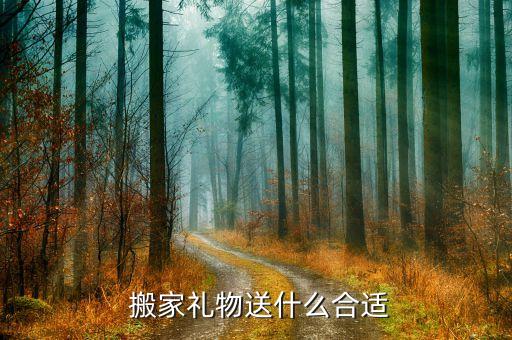  搬家礼物送什么合适