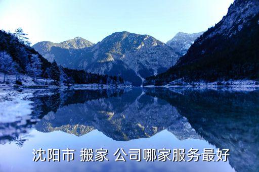  沈阳市 搬家 公司哪家服务最好