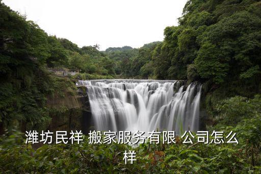  潍坊民祥 搬家服务有限 公司怎么样