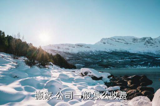  搬家 公司一般怎么收费