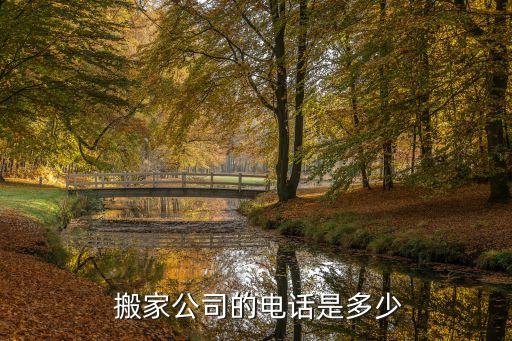  搬家公司的电话是多少