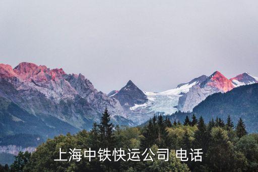 上海中铁快运公司 电话