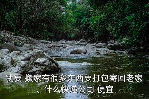 我要 搬家有很多东西要打包寄回老家、什么快递公司 便宜