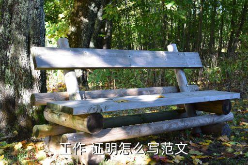 工作 证明怎么写范文