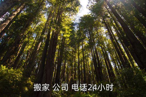  搬家 公司 电话24小时