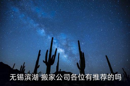  无锡滨湖 搬家公司各位有推荐的吗