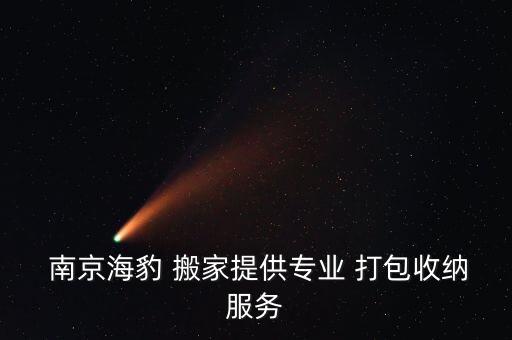  南京海豹 搬家提供专业 打包收纳服务