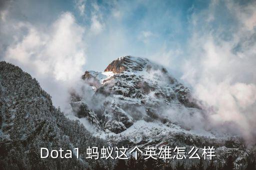 Dota1 蚂蚁这个英雄怎么样