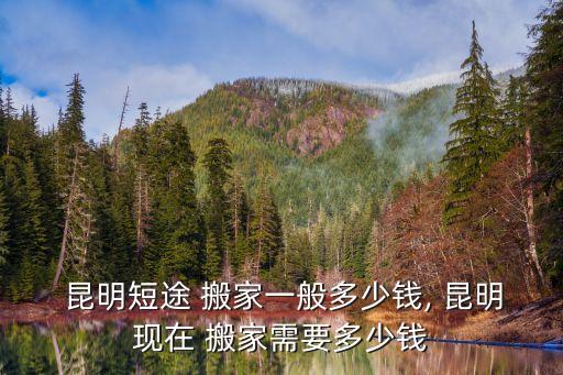 昆明嵩明县搬家公司收费,哪家搬家公司服务好,收费还不贵