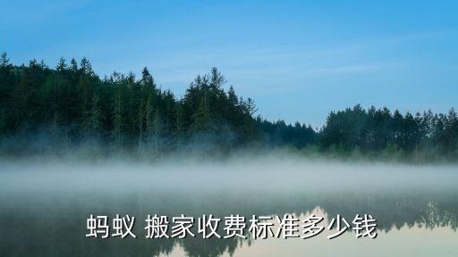 蚂蚁搬家价格 成都,成都蚂蚁搬家司机待遇怎么样