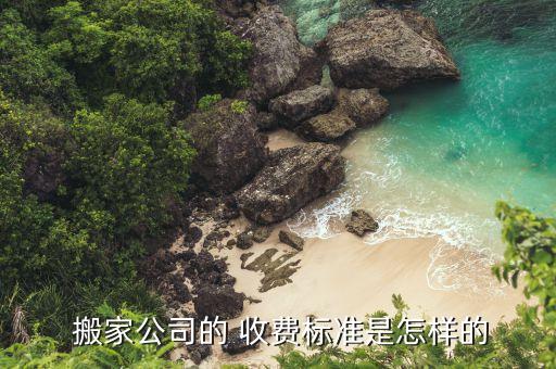  搬家公司的 收费标准是怎样的